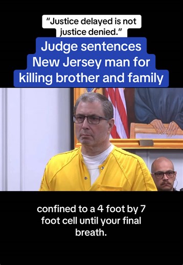 A 59-year-old New Jersey man who murdered his brother, sister-in-law and their two children was sentenced today to four terms of life in prison without the possibility of parole. A jury in February convicted Paul Caneiro of all 15 counts against him, including four counts of first-degree murder. Judge Marc C. Lemieux told him this morning (Tuesday, May 19) that he is no longer Paul Caneiro.