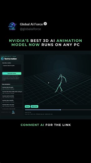 NVIDIA’S BEST 3D AI ANIMATION MODEL NOW RUNS ON ANY PC