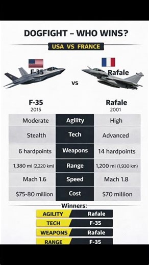 F-35 vs Rafale Dogfight 🔥 Who Dominates the Sky? #F35 #Rafale #Military #Aviation #fighterjet