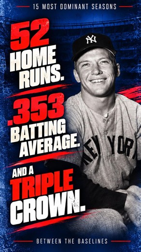 Mickey Mantle's UNBELIEVABLE 1956 Season! ⚾ Triple Crown | #5