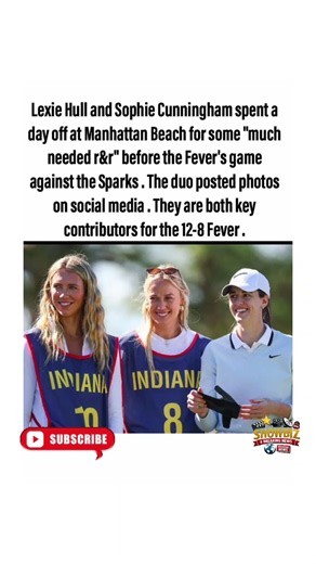 Lexie Hull and Sophie Cunningham Enjoy Beach Day Before Sparks Game. #shorts #viral #foryou #news
