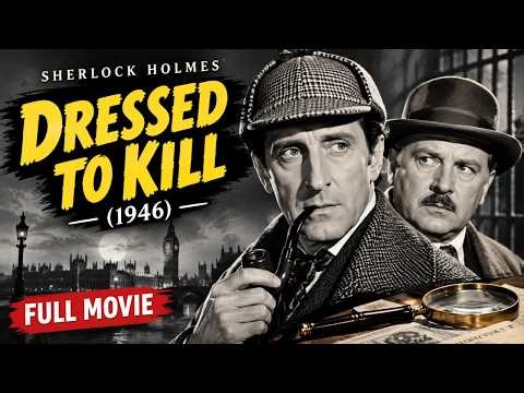 Dressed to Kill (1946) | Full Movie | Sherlock Holmes Mystery | Basil Rathbone