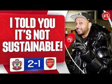 I Told You It’s Not Sustainable! (Ryan) | Southampton 2-1 Arsenal