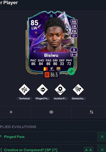 FINALLY THE FULL BISIWU EVO IS CRAZY GOOD!!! 🔥 #fc27 #fut #ultimateteam #evo