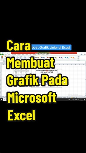 Cara Membuat Grafik Linier pada Microsoft Excel