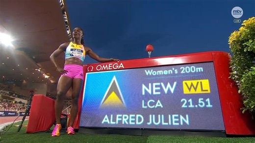 Julien Alfredilta hurja aika naisten 200 metrillä