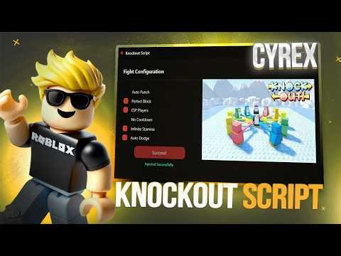 Knockout! Script – AUTO AIM | AUTO FARM | UNLOCK SKINS | AUTO COMPLETE OBBY | AUTO WIN