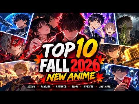 Top 10 New Anime of Fall 2026 You NEED to Watch! 🔥