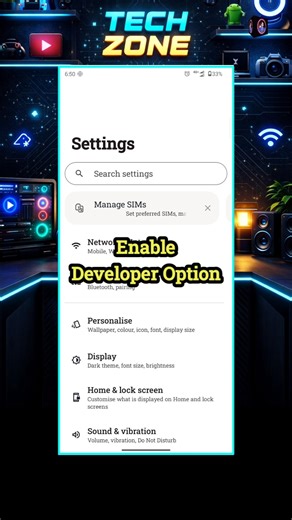 How To Enable Developer Option In Motorola Phone #shorts #motorolatips