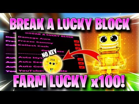BREAK A LUCKY BLOCK SCRIPT *NO KEY* - AUTO FARM LUCKY, FREEZE SAMMY, AUTO SECRET & MORE! ✅🥇