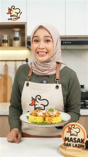 SUSHI NASI KUNING AYAM GEPREK?! Orang Jepang Auto Geprek! #food #masak #kuliner #fyp #masakgaklazim