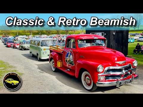 Classic & Retro Cars Leaving Beamish Car Show April 2026 | Classic Car Shows UK