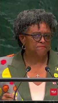 Barbados Prime Minister Mia Amor Mottley speech at the 2026 Un summit
