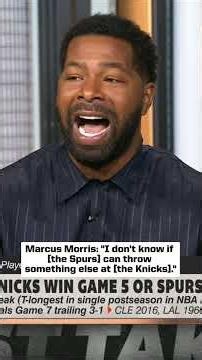 Marcus Morris speaks on what he's seen in the NBA Finals 👀