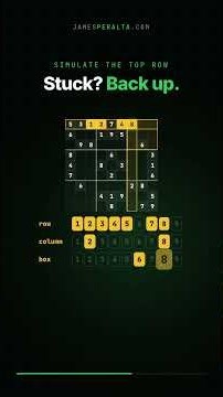 Sudoku Solver Explained Visually | LeetCode 37 Backtracking
