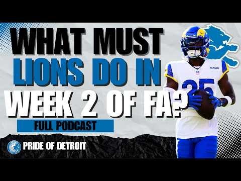 Lions Free Agency Urgency: What Needs to Happen Next?