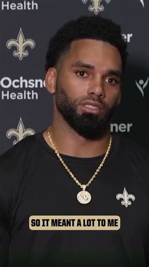 Chris Olave on New Orleans: "They mean a lot to me" #saints #nfl #shorts