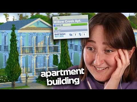 I built *BASE GAME* Apartments in The Sims 4!