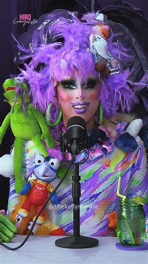 "She just dogwalked the girls." #dragrace