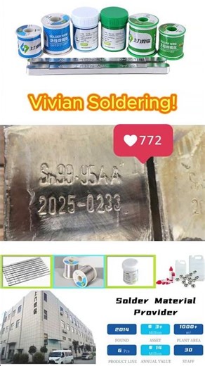 The availability of lead-free solder bars supports environmental sustainability.#pcb #soldering #tin