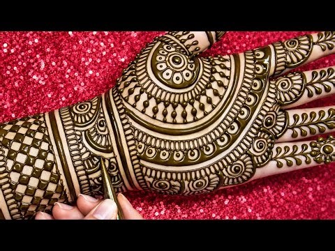 New simple beautiful bridal fronthand mehndi design | Easy mehndi design | mehndi designs | mehndi