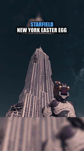 Starfield Easter Egg in New York's Empire State Building