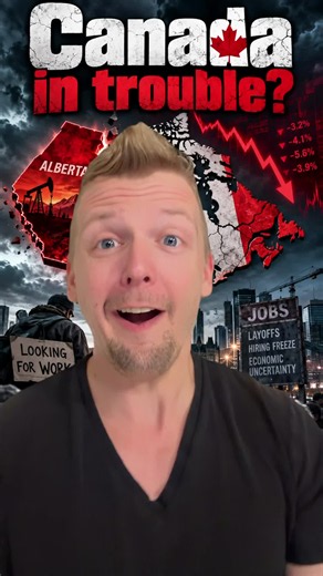🇨🇦 CANADA IN TROUBLE? Things are getting interesting north of the border. Canada’s economy is flashing some serious warning signs, and the country’s future could be facing an even bigger challenge. 📉 Canada lost approximately 68,000 jobs in September, pushing unemployment up to 6.5%. 📉 Employment has now declined for two consecutive months. 🇨🇦 Meanwhile, Alberta’s independence movement is raising questions about whether the province could eventually separate from Canada. And all of this is