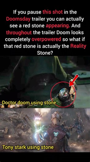 Nobody Noticed This Red Stone in the Doomsday Trailer? #shorts