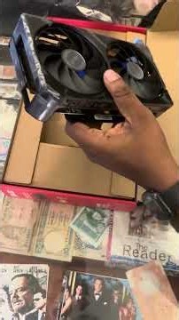 Unboxing of ASUS 9060xt graphics card