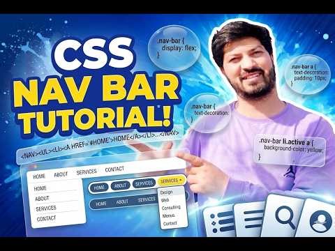 HTML Navbar Tutorial for Beginners 🚀 | Build Navigation Bar from Scratch