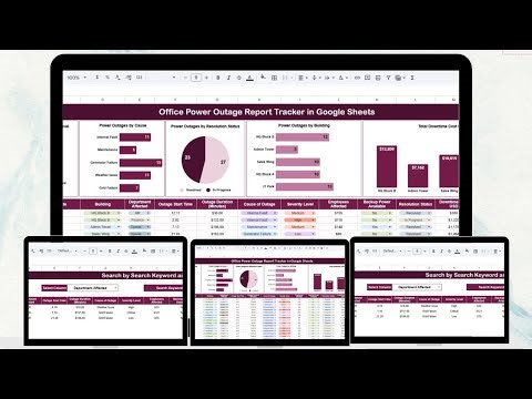 Office Power Outage Report Tracker in Google Sheets