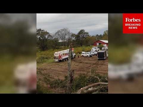 Crews Work Across Alabama To Restore Power After Hurricane Isaias Passes Through Region