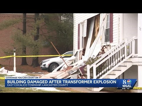 Building partially collapses after transformer explosion in Lancaster County