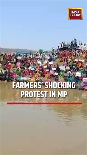 Chhatarpur Protest Turns Intense With Multiple Satyagraha Actions #mpnews #farmersprotest #shorts