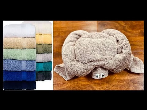 From Ordinary Towels to a Cute Turtle 🐢 | DIY Towel Art