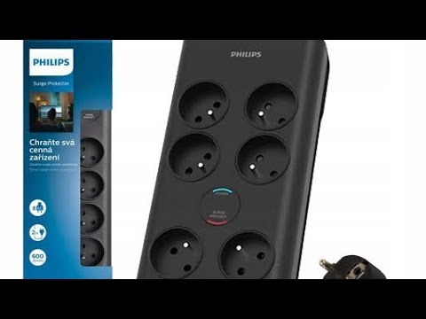 Power strip Philips SPN7080BA (SURGE PROTECTION)