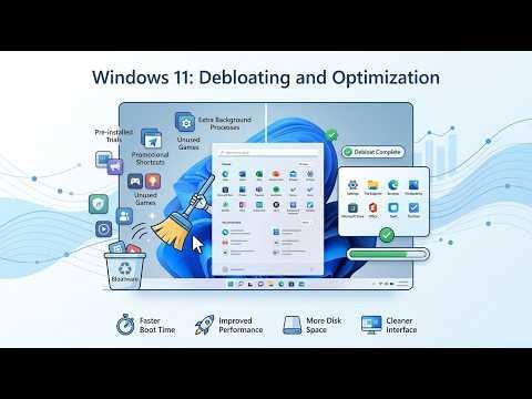 Debloat Windows 11 With Windows Utility Script
