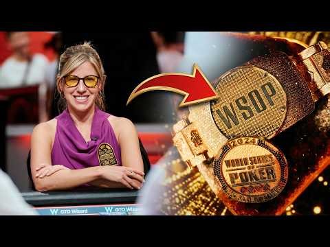 Reliving Kristen Foxen's Epic 2024 World Series of Poker Main Event run!!