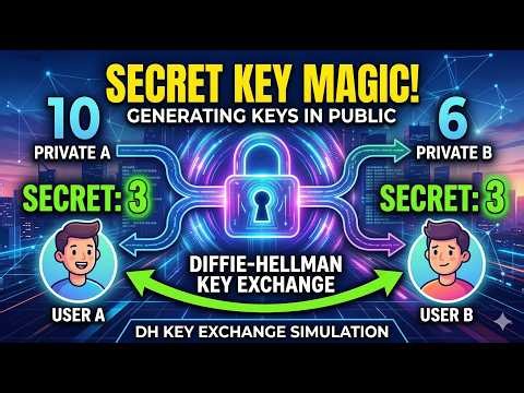 The Impossible Secret || Diffie-Hellman || #imvickykumar999