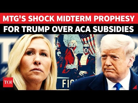 'Midterm Rout': Marjorie Taylor Greene Vs Trump Round 2 Over Spike In Healthcare Spending