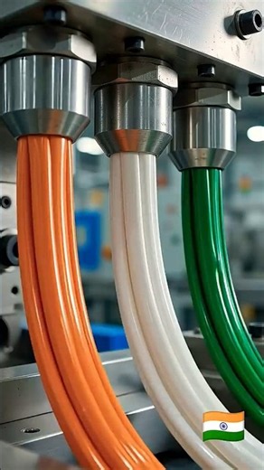 Inside a Plastic Factory 🇮🇳 | How Tricolor Plastic Strands Are Made |#15august #independenceday
