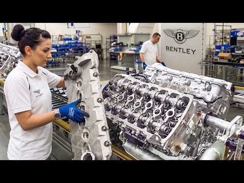 Inside Bentley’s Factory Building Massive W12 Engines by Hand