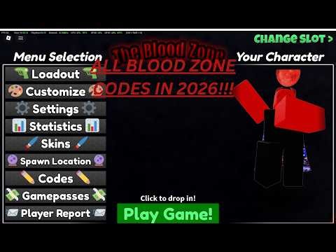 ALL VALID CODES /blood zone-roblox