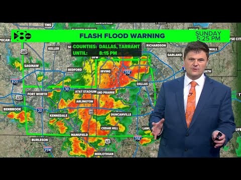 DFW Weather | Dallas, Tarrant counties under flash flood warnings, 14 day forecast
