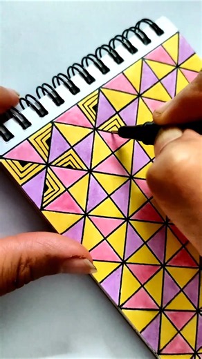 Zentangle art for beginners #zentangle #zenpatterns #patternart #easyart ##arttutorial #lineart #fyp
