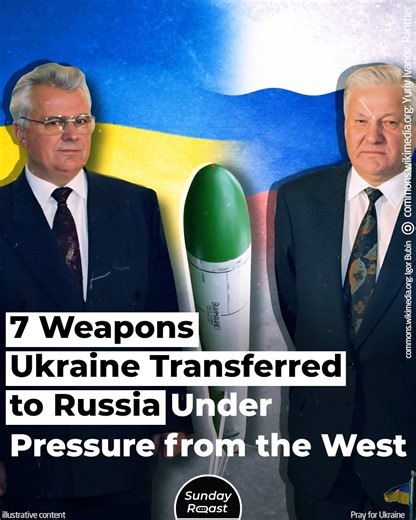 Ukraine had the third-largest nuclear arsenal in the world before 1994. It had a sizable heavy bomber fleet until the mid-2000s. It had a stockpile of cruise missiles. But Western governments decided that all that hardware was posing a threat, so most of it was scrapped—but some especially deadly items were handed over to Russia. | Sunday Roast