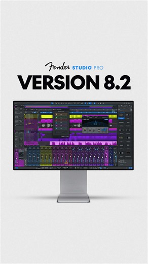 Mix, tune and create with more control. Fender Studio Pro 8.2 brings powerful workflow updates to every stage of your session. Available now. #fenderstudio #fenderstudiopro #musicproduction