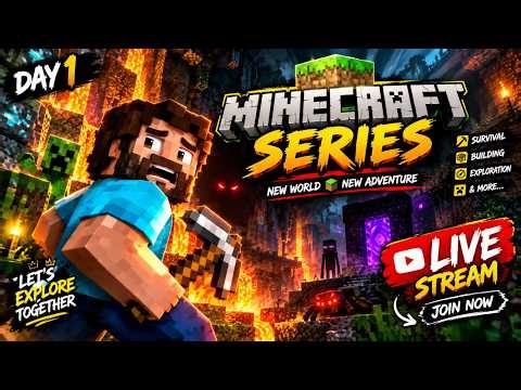 Starting a Brand New Survival World in Minecraft Java Edition! 🏰💥
