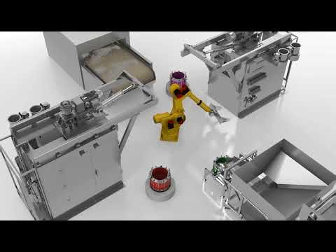 3D Robot Arm Industrial Animation | Automated Manufacturing Process Simulation (2026)