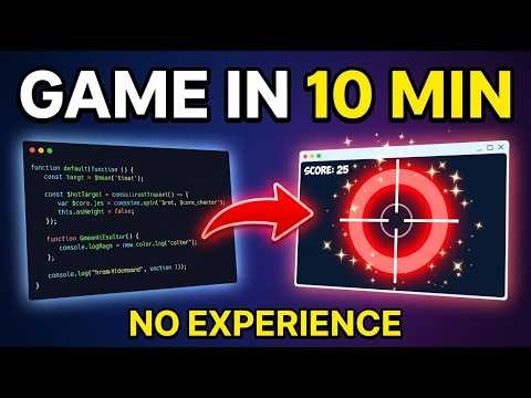 Make Your First JavaScript Game in 10 Minutes, Zero Experience Needed